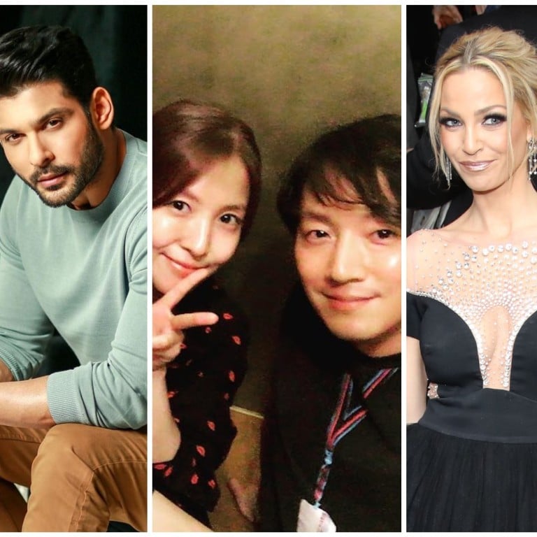 Bollywood director Sidharth Shukla, Boa with brother Kwon Soon-wook, Girls Aloud’s Sarah Harding, and Richard E. Grant with late wife Joan Washington. Photos: Getty; @realsidharthshukla, @boakwon, @richard.e.grant/Instagram