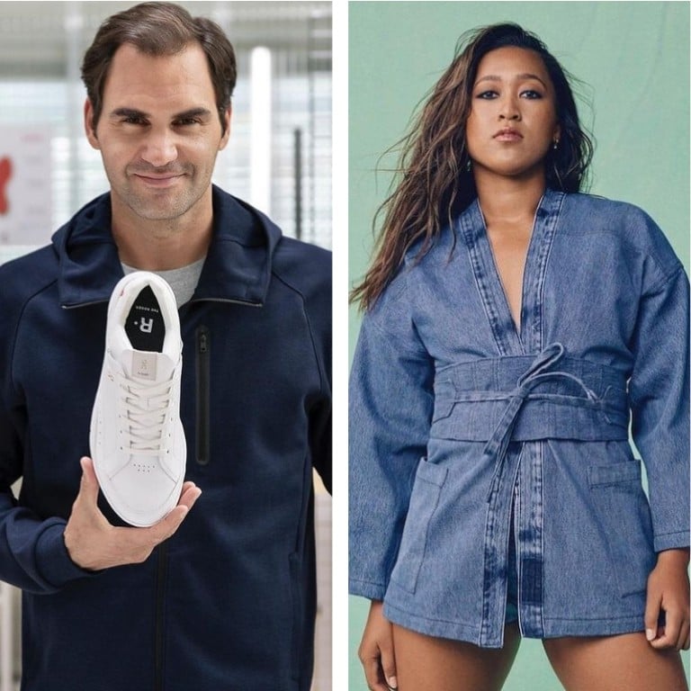 Which of the world’s top tennis players have their own fashion brands? From left, Serena Williams, Roger Federer, Naomi Osaka and Andy Murray. Photos: @serena, @rogerfederer, @naomiosaka, @castore_sportwear/Instagram