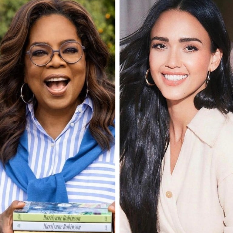 Kim Kardashian, Kanye West, Oprah Winfrey and Jessica Alba all have their own business empires that are worth billions of dollars. Photos: @skims, @oprah, @jessicaalba/Instagram; @raptvcom/Twitter
