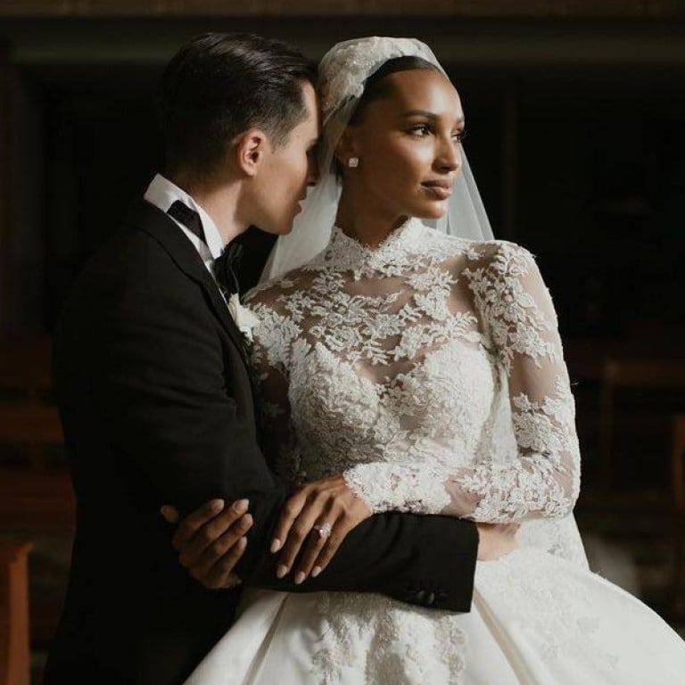 Jasmine Tookes and Juan David Borrero looked stunning on their wedding day in Quito, Ecuador. Photo: @jastookes/Instagram