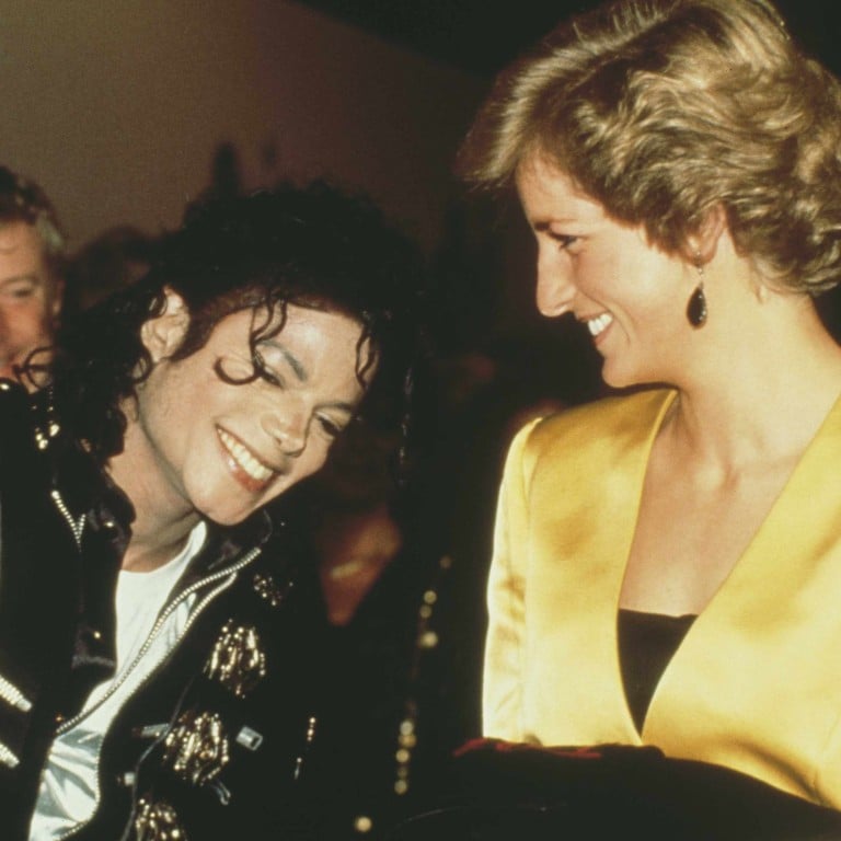 Princess Diana and Michael Jackson appeared to get on instantly when they met backstage at the singer’s Bad concert in London in 1988. Photo: Getty Images