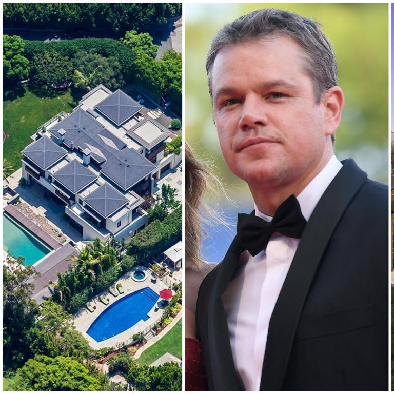 Matt Damon recently sold his Zen-inspired Pacific Palisades mansion. Photos: TopTenRealEstateDeals, EPA