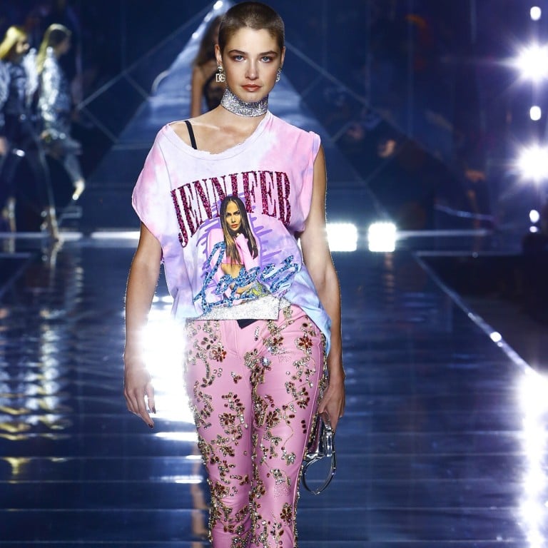 Dolce & Gabbana channelled glitzy glamour for its spring/summer 2022 women’s collection, shown at Milan Fashion Week on September 25. Photo: Dolce & Gabbana