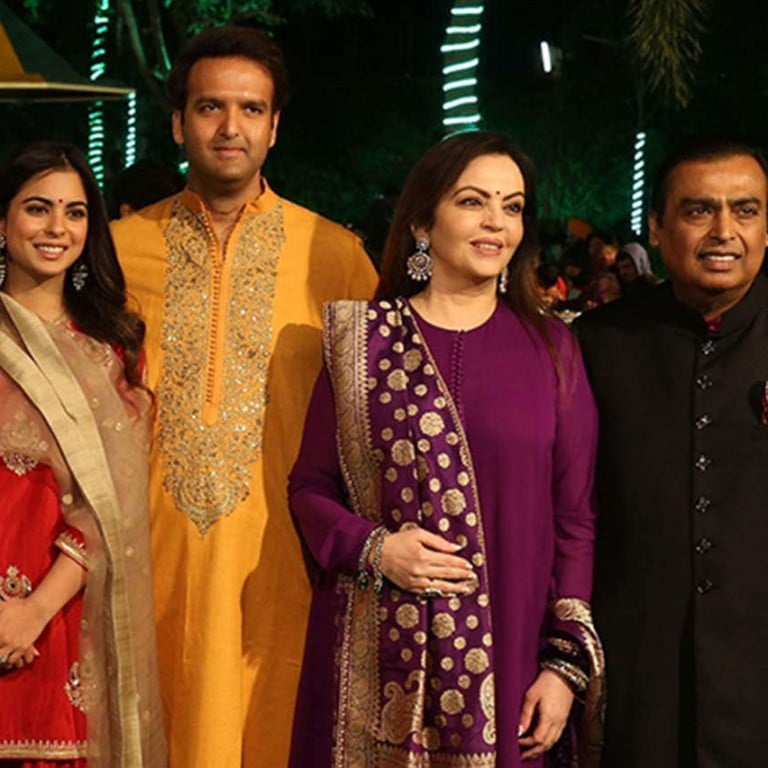 Mukesh Ambani and his family, the sixth-richest family in the world: Photo: @ambanifamily