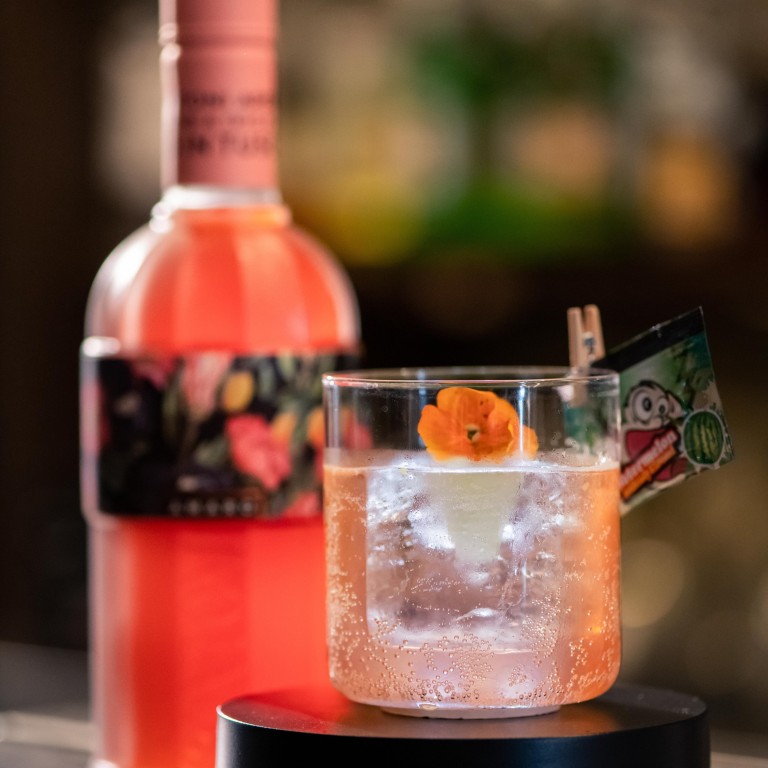 Bomba Rosa cocktail at Quinary, one of the season’s top tipples. Photo: Quinary