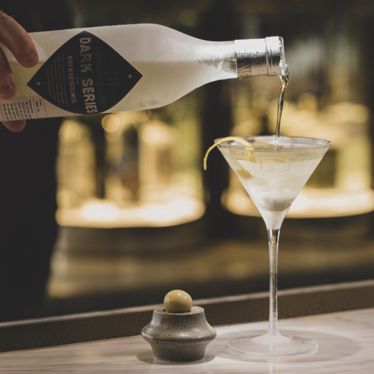 The Argo Martini, made with the bar’s signature gin and seasonal hydrosols – just one of the signature versions of the classic cocktail offered by Hong Kong bars. Photo: Handout