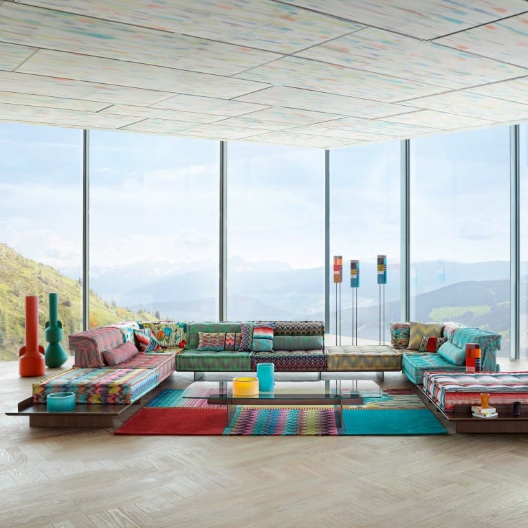 Supersalone, a special edition of the Milan Furniture Fair, showcased next year’s homeware fashions with all the big brands represented including Bulgari, Dior, Gucci and Hermès, as well as these pieces from Roche Bobois. Photo: Roche Bobois