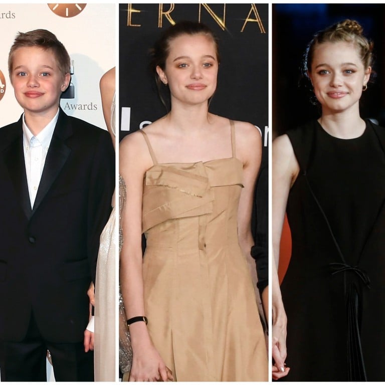 Shiloh Jolie-Pitt, then and now. Photos: Getty, EPA, FilmMagic