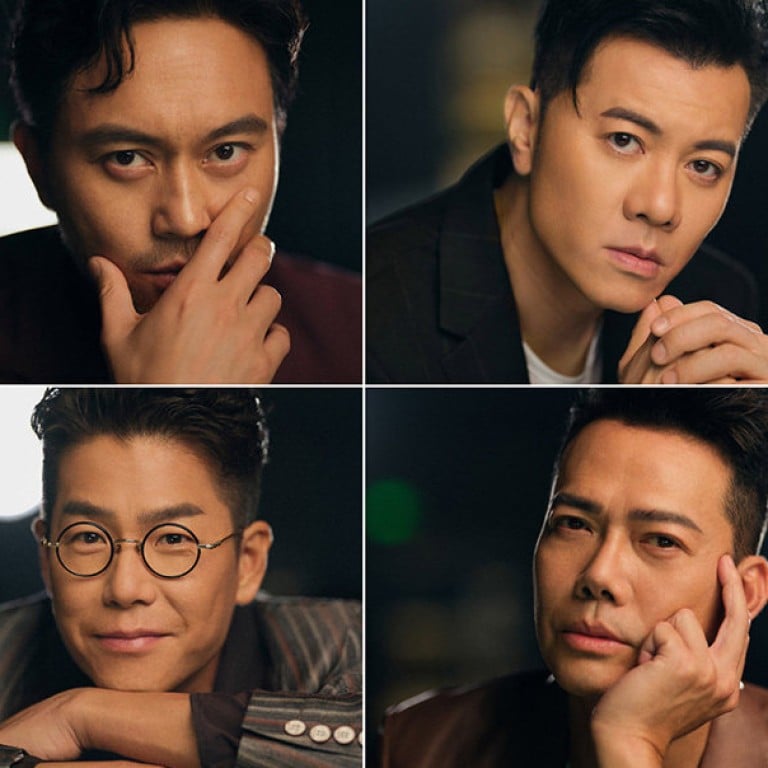 The six seasoned Hong Kong performers competing in Call Me by Fire. Photo: Weibo