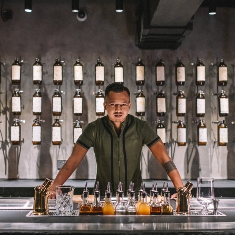 Agung Prabowo at his Hong Kong bar, Penicillin, rated Asia’s most sustainable bar. Photo: Handout