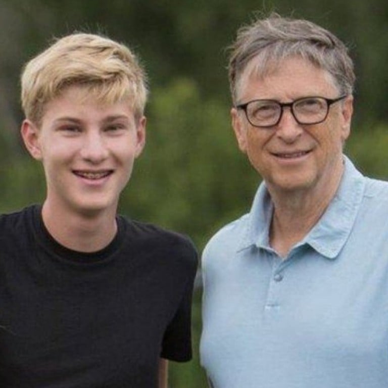 Bill and Melinda Gates’ only son, Rory Gates. Photos: Bill Gates/Facebook, @jenniferkgates/Instagram