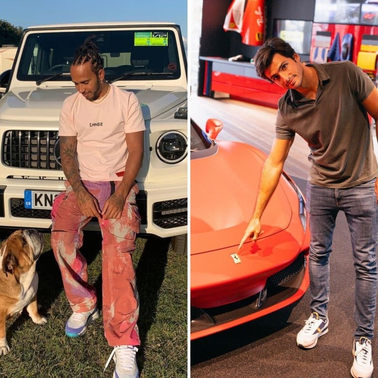 What’s inside the garages of Formula 1 drivers Lewis Hamilton, Carlos Sainz and Daniel Ricciardo? Photo: @lewishamilton, @carlossainz55, @danielricciardo/Instagram