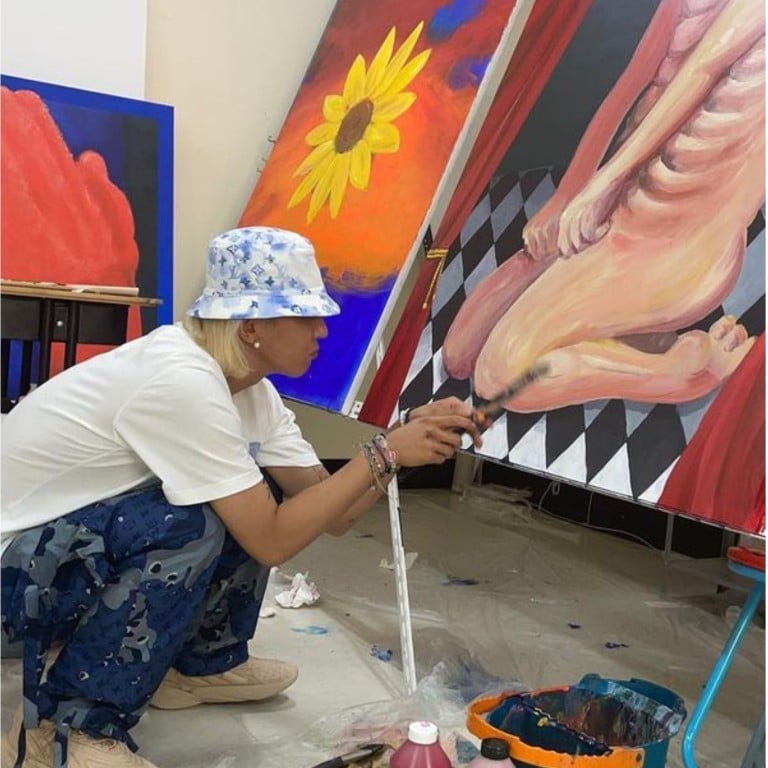 BTS’ Jungkook and Winner’s Mino are just two K-pop idols who are also talented visual artists. Photos: Big Hit Entertainment, @realllllmino/Instagram