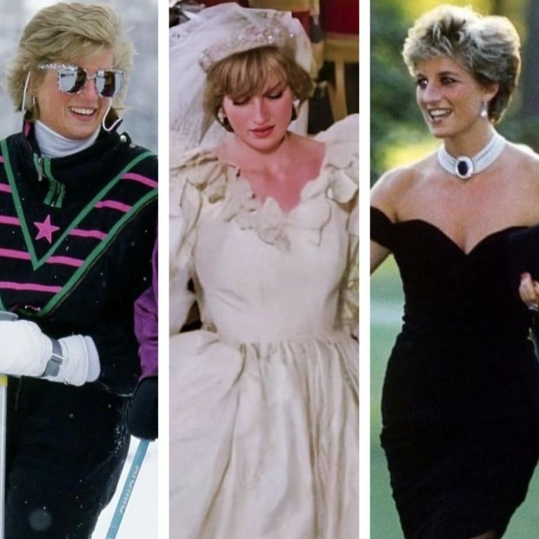 Princess Diana donned some daring looks over the years, whether on her wedding day, on the red carpet or before a workout. Photos: AP; @royals_tea, @theprincesschronicle, @princesdianaa/Instagram