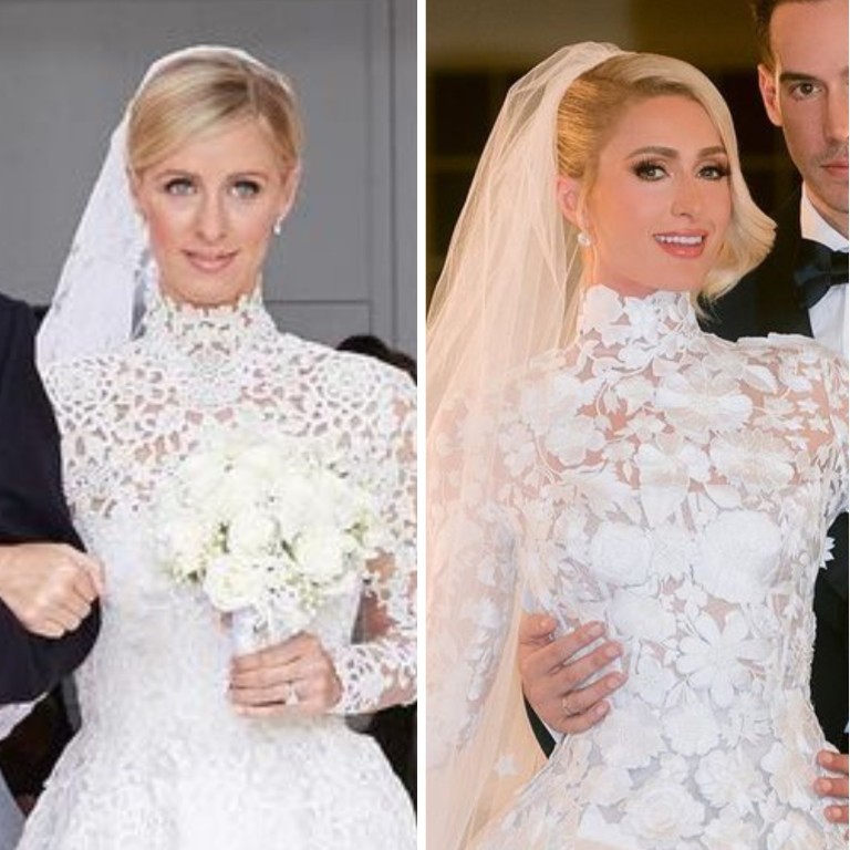 Celebrities Who Wore Similar Wedding Dresses: Photos