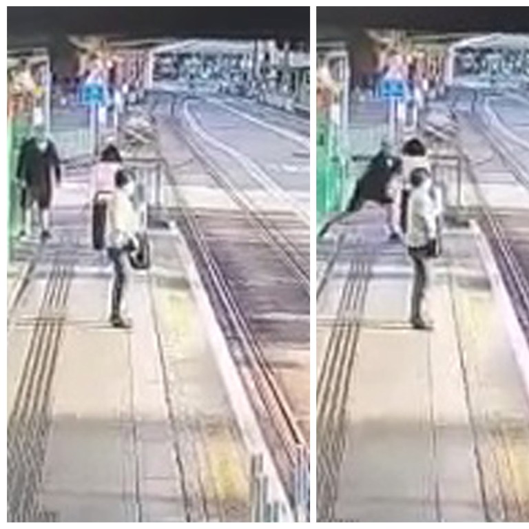 Hong Kong police arrest man who shoved woman off platform onto rail ...