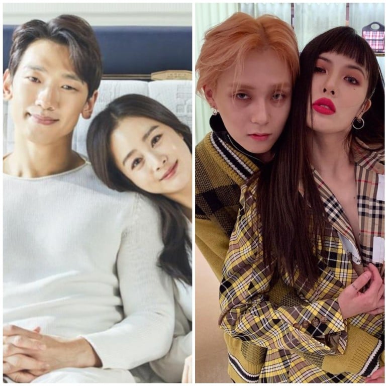 Rain and Kim Tae-hee, Hyuna and Dawn, and Shin Min-ah and Kim Woo-bin all went through tough times as famous couples. Photos: @lacloud.official, @hyunah_aa/Instagram; Giordano