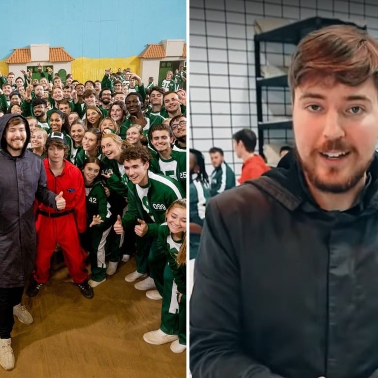 YouTube star MrBeast’s recreation of Squid Game was a viral hit. Photos: @mrbeast/Instagram, MrBeast/Captured from Youtube
