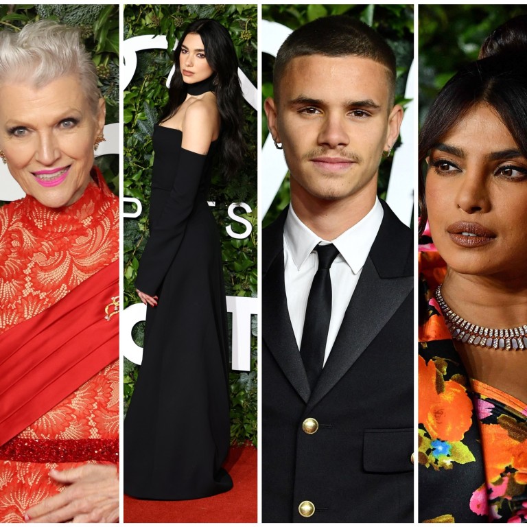 Celebrities like Romeo Beckham, Maye Musk and Dua Lipa joined Priyanka Chopra and Nick Jonas at the Fashion Awards 2021. Photos: EPA
