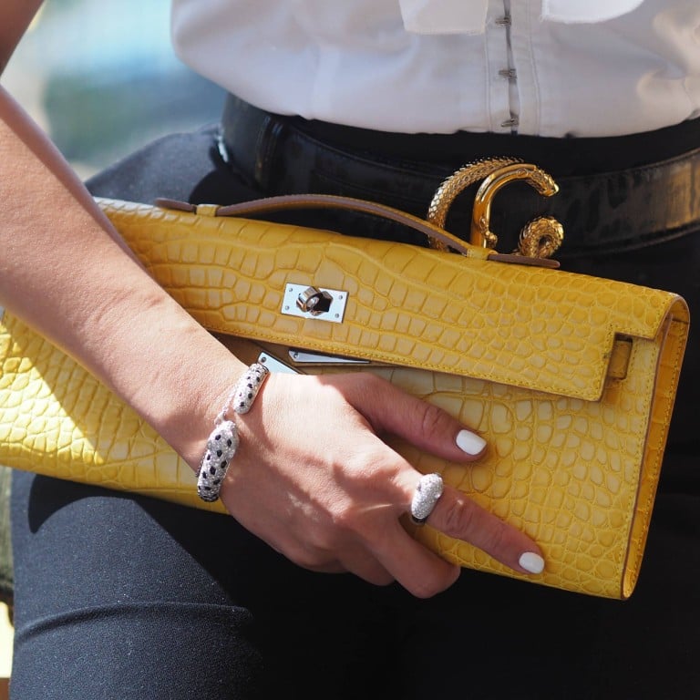 An Hermès Kelly cut clutch. Photo: Jerrie Lo