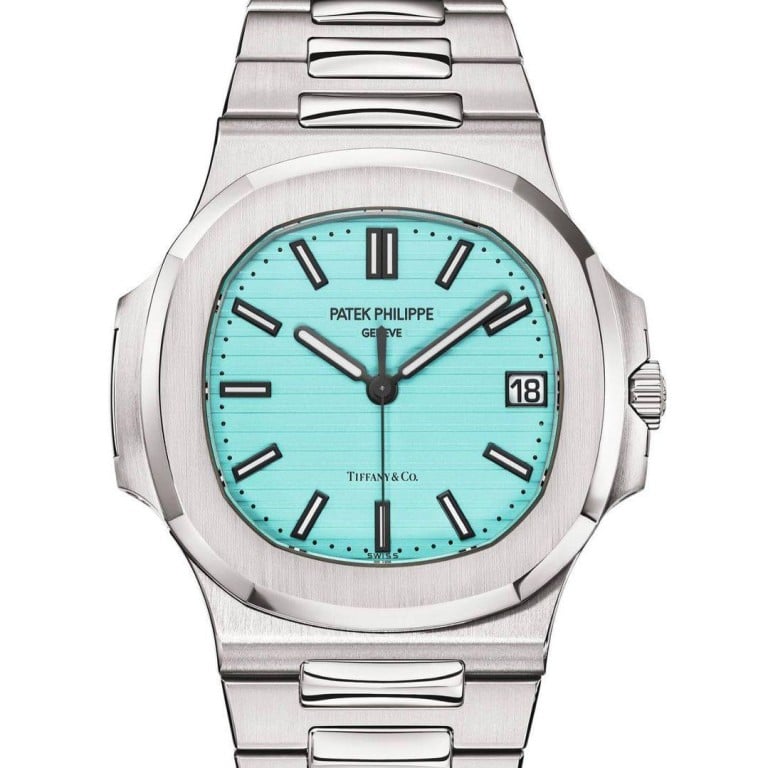 One last time, with feel: Patek Philippe’s discontinued Nautilus 5711 has been revived for a one-off anniversary collaboration with Tiffany & Co., limited to a run of 170 and priced at US$52,635. Photo: Tiffany & Co.