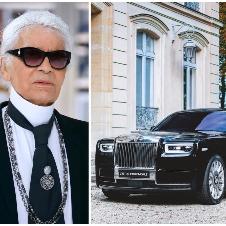 An auction of Karl Lagerfeld’s possessions raised US$13.5 million – four times pre-auction estimates – but it’s the legend’s trio of Rolls-Royce cars that are getting chins wagging. Photo: @sothebys/Instagram, AFP