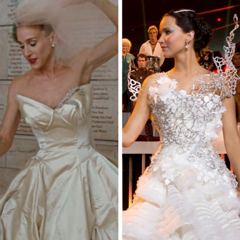 Sarah jessica parker outlet vera wang wedding dress