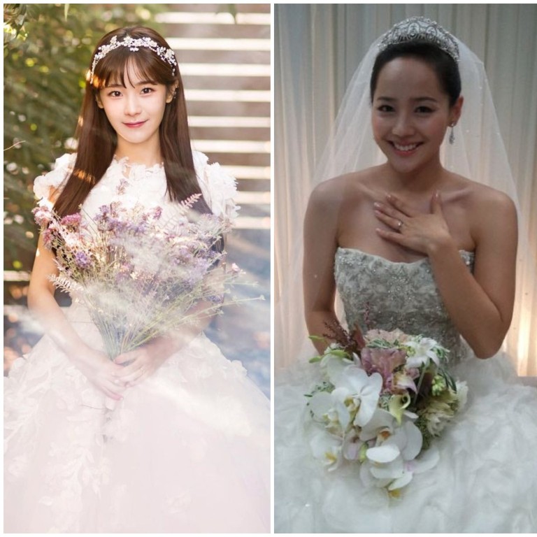 5 pairs of Korean actress black wedding dress is popular recommendation,  Min Xiaolin & Park Shin Hye this one is beautiful and domineering - laitimes