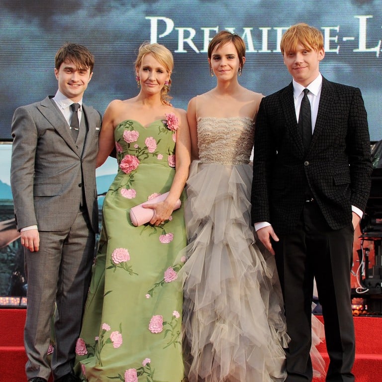 The main cast of Harry Potter – Daniel Radcliffe, Emma Watson and Rupert Grint – all spoke out against J.K. Rowling’s transphobic tweets in 2020. Photo: Getty Images
