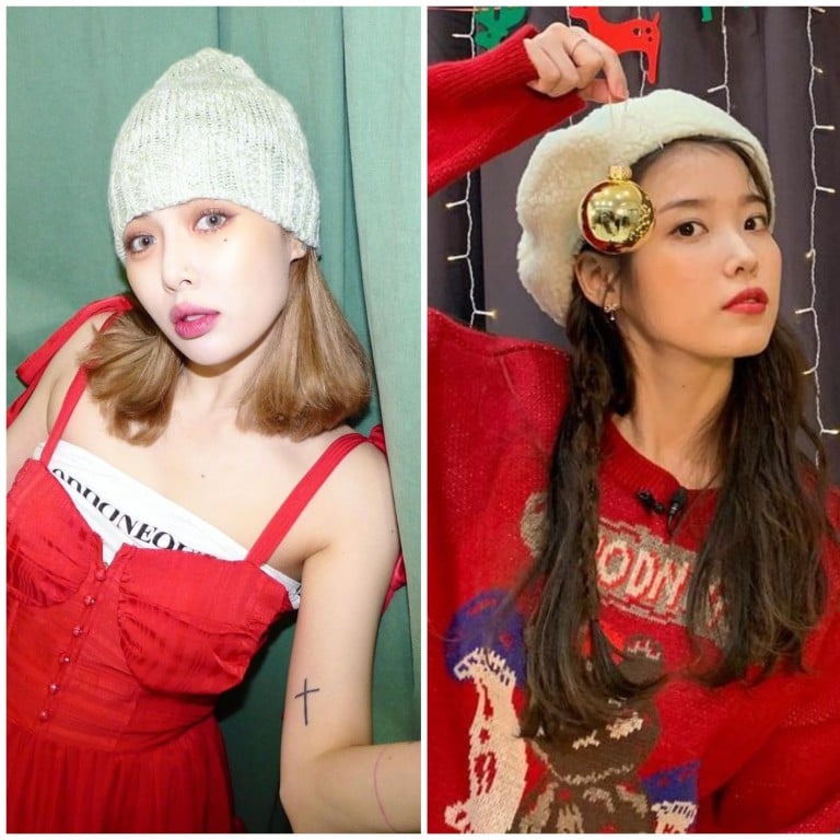 Who are K-pop’s real life Santas when it comes to gift giving?Photos: @hyunah_aa/Instagram, @dlwlrma/Instagram, JYP Entertainment