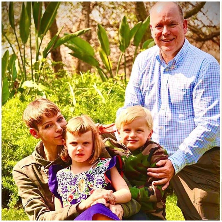Monaco’s Prince Albert and Princess Charlene with their twins, Princess Gabriella and Prince Jacques Photos: @hshprincesscharlene/Instagram