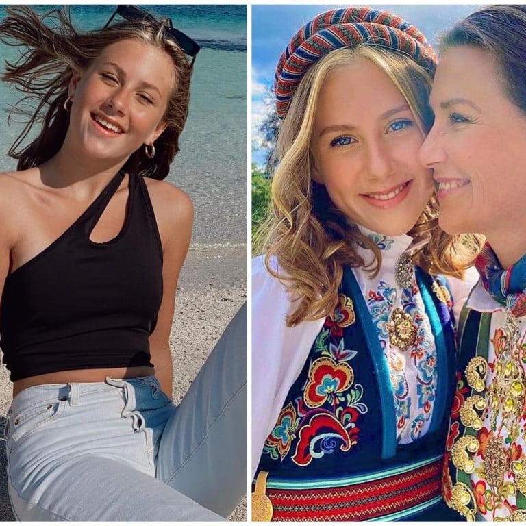 Norwegian royal Leah Isadora Behn is a beauty influencer on Instagram and TikTok. Photos: @europeroyals/Instagram