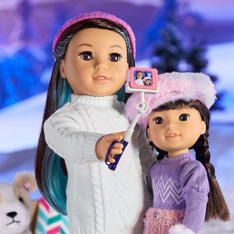 Korean american shop girl doll