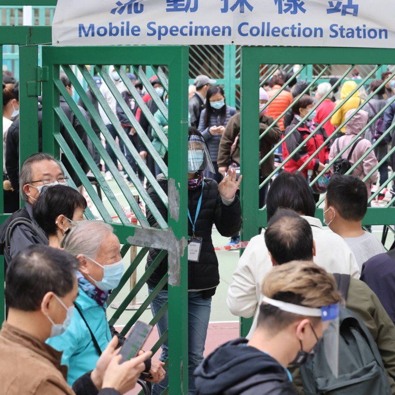 Omicron Hong Kong officials bolster Covid19 screening operations in