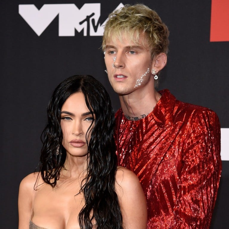Megan Fox and Machine Gun Kelly just got engaged. Photos: AP, @machinegunkelly/Instagram