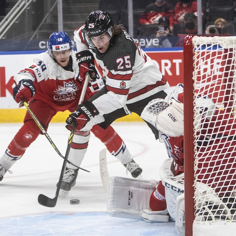 China could face Owen Power, a Canadian prospect who is projected to become an NHL star. Photo: AP