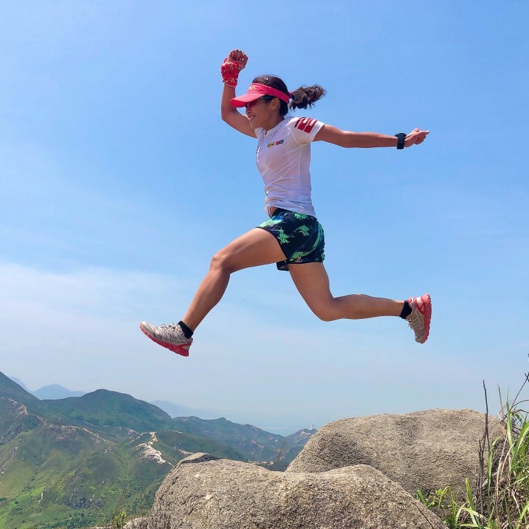 Trail runners who follow plant-based diets say they recover more quickly and have more energy. Above: vegan raw-food chef and trail runner Iris Mak in Castle Peak, Tuen Mun, Hong Kong in 2020. Photo: Iris Mak