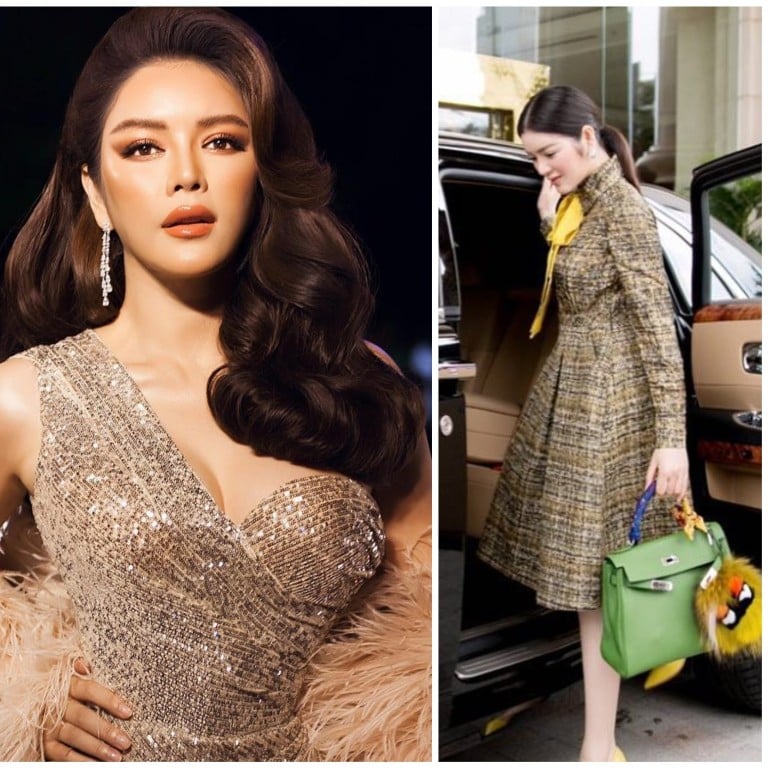 Vietnamese actress Ly Nha Ky loves diamonds, luxury rides and opulent mansions. Photos: @lynhaky_artist/Instagram
