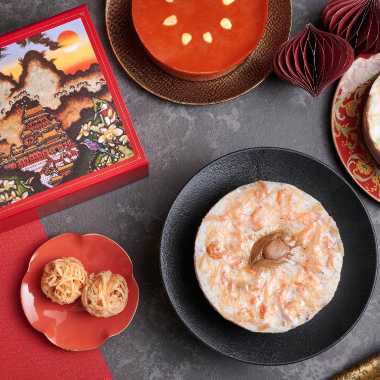 Celebrate Lunar New Year with the luxurious turnip pudding with whole abalone and black truffles  at Shang Palace. Photo: Kowloon Shangri-La
