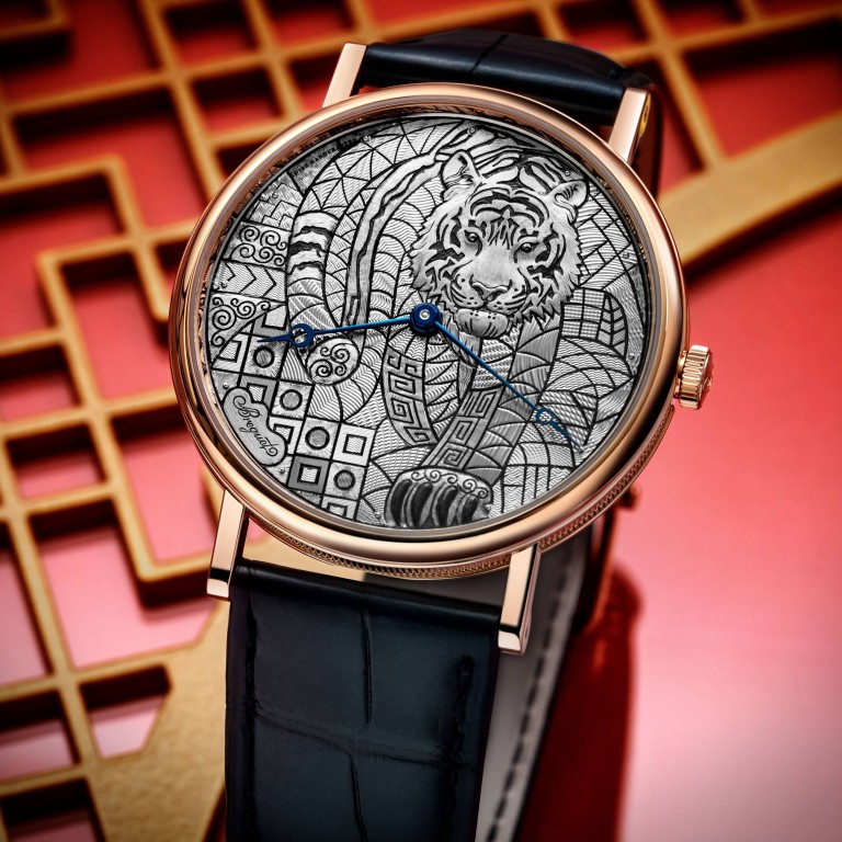 Mood shot of Breguet’s Classique “Année du Tigre”. Photo: Breguet