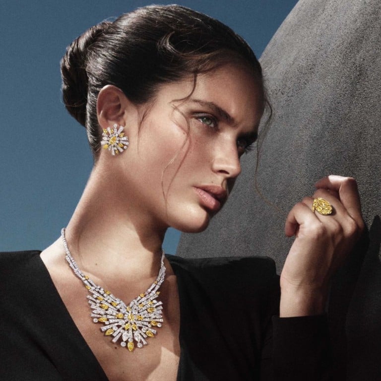 Graff’s yellow and white diamond Necklace from its Tribal Collection. Photo: Graff