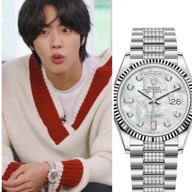 What does each member of BTS’ choice of wrist candy say about their personal style? Photos: Run BTS; Rolex; @Babyitsu/Twitter; Cartier