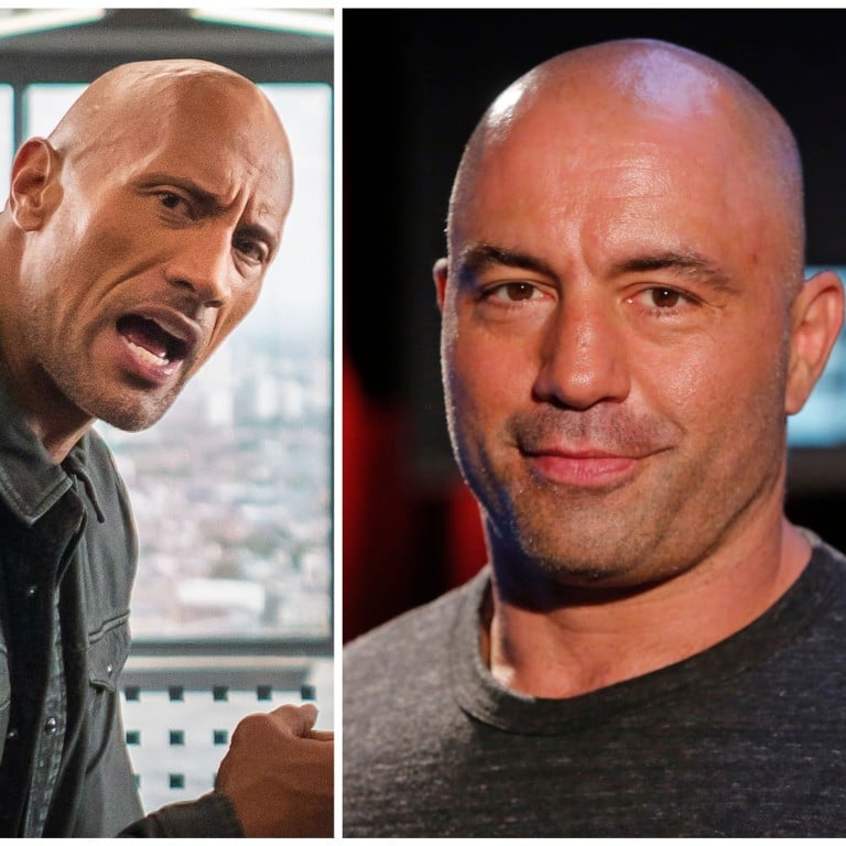 Joe Rogan apologised for past use of the N-word on his wildly popular podcast and everyone from Dwayne “The Rock” Johnson to Donald Trump weighed in with their reactions. Photos: Getty, AFP, Handout