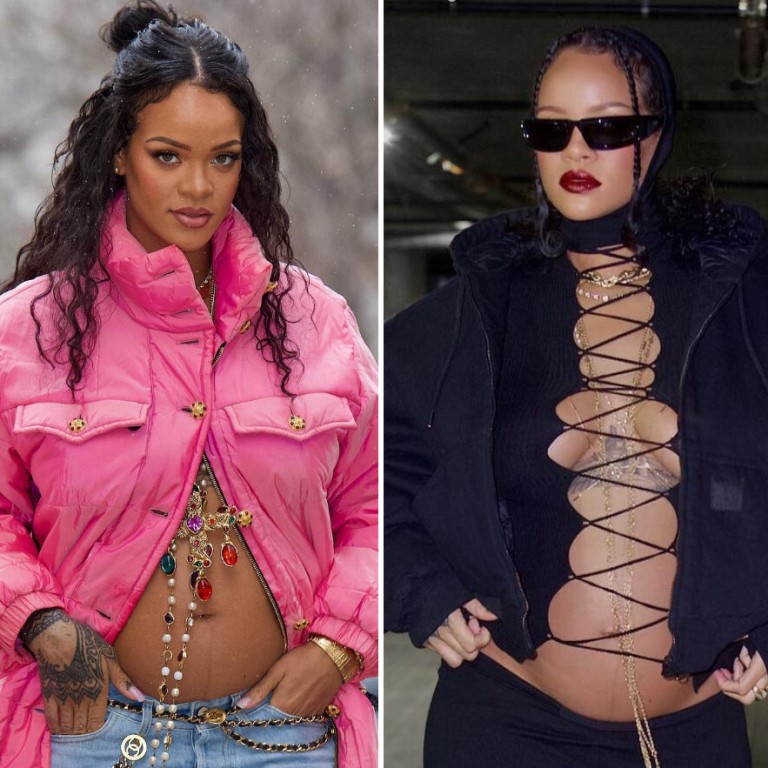 Rihanna’s daring approach to fashion continues throughout her pregnancy. Photos: @badgalriri/Instagram