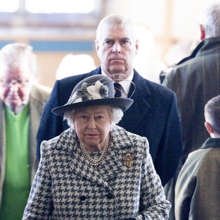 Queen Elizabeth and Prince Andrew, Duke of York, attend church in Sandringham in January 2020. Photo: Getty Images