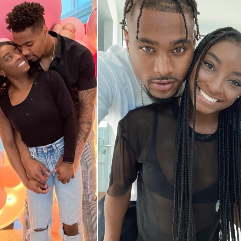 Learn more about pro athlete power couple, Jonathan Owens and Simone Biles, who just got engaged! Photos: @simonebiles/Instagram