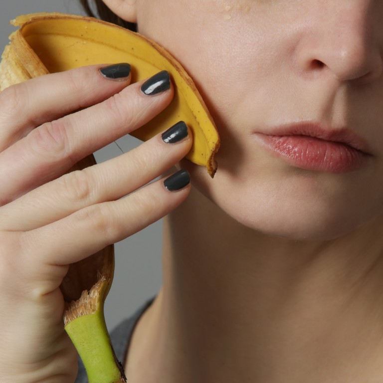 My DIY banana peel skincare trick might look crazy but trust me, it works -  I use it to prevent wrinkles