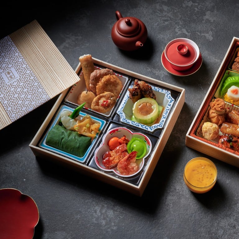 A Michelin-approved takeaway meal box from Hong Kong’s Shang Palace. Photo: Shang Palace