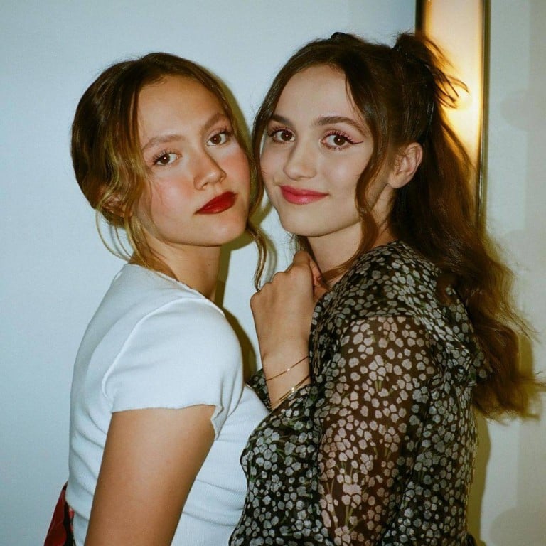 Dad is director Judd Apatow, who married actress Leslie Mann, and had his daughters star in several of his films including Knocked Up, Funny People and This Is 40. Photo: @irisapatow/Instagram