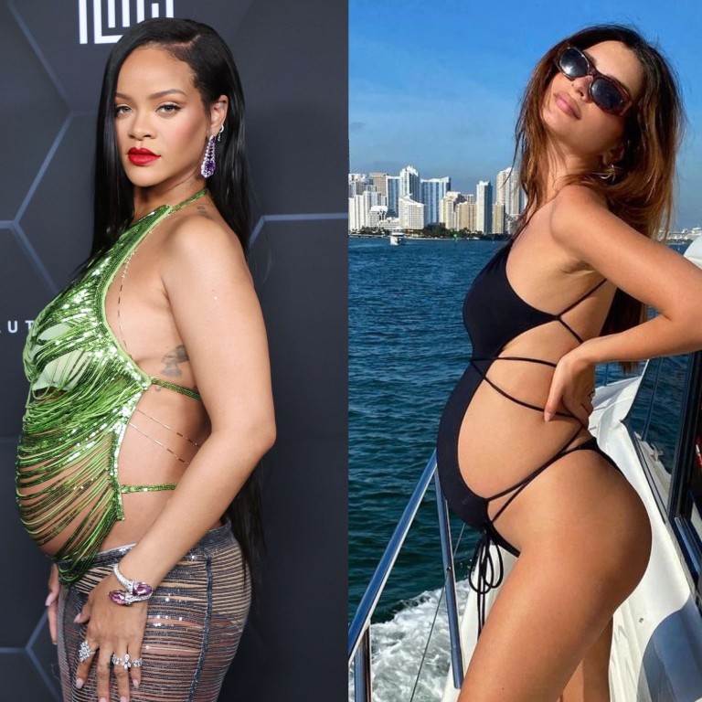 Pregnant Celebs Wear Lingerie While Pregnant: Baby Bump Pics